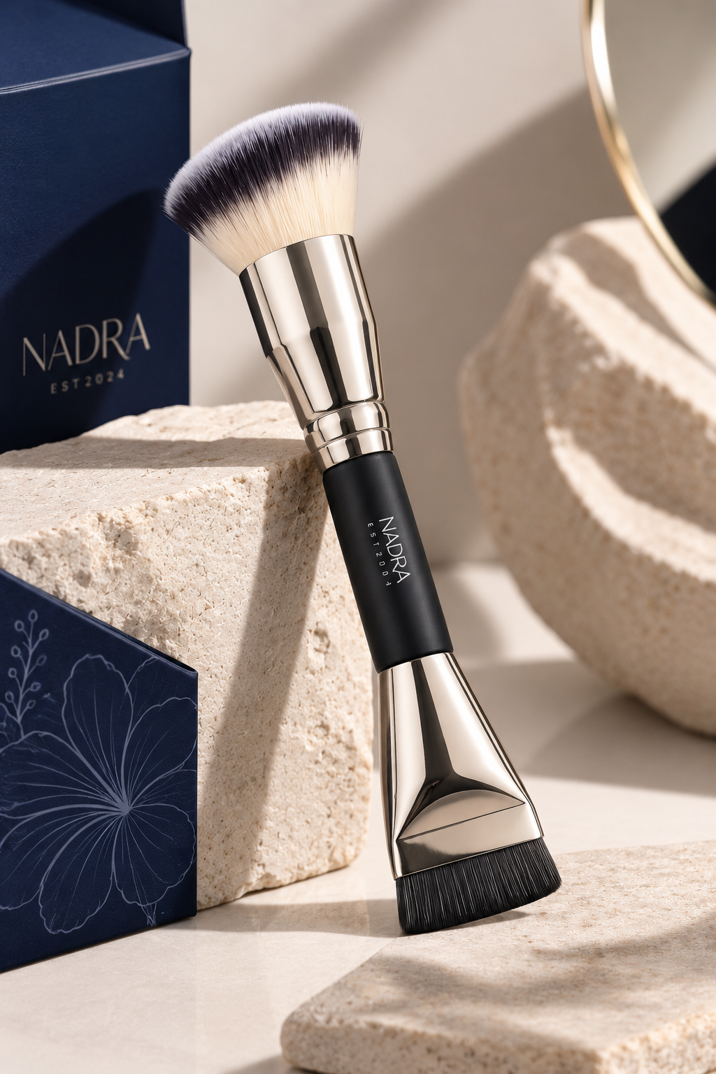 Dual-Ended Makeup Brush